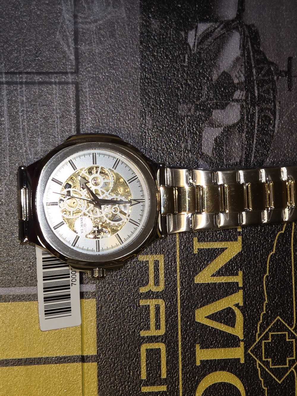 The Invicta Objet D Art Men's Watch Model 70003 is a Auto mechanical timepiece